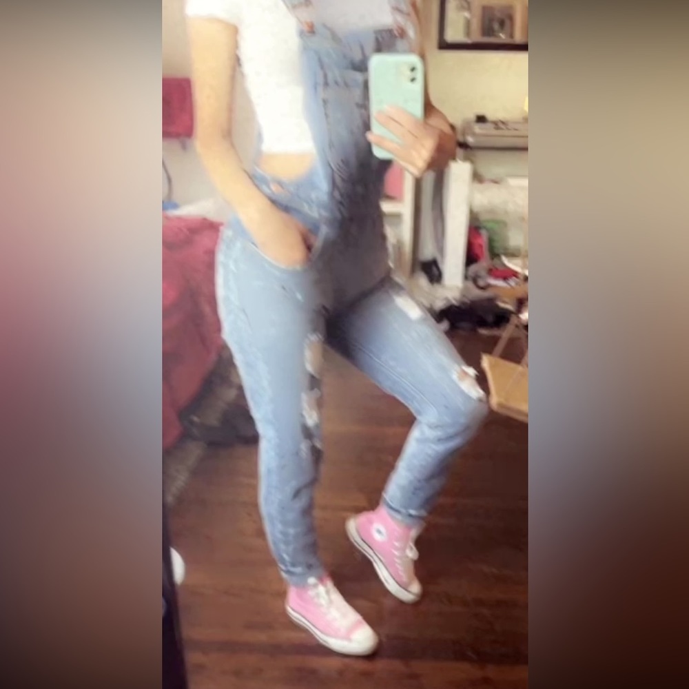 Overall jeans